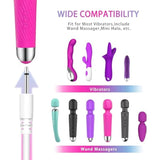 2Pack Charger Cable Compatible With Shibari Mini Halo Vibrator Replacement Dc 2.5Mm Charging Cable Cord Accessory For Shibari Mini Halo Vibrator, White-2.2Ft