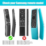 2 Pack Remote Cover For Samsung, Silicone Protective Case For Samsung Smart Tv Remote Controller Bn59 Series Shockproof Anti-Slip Remote Case Glow In The Dark (Glow Green + Blue)