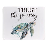 Turtle Mouse Pad For Desk, Turtle Gifts For Women Turtle Lovers, Turtle Desk Accessories, Non-Slip Rubber Base Mouse Pads For Wireless Mouse, Computers, Laptop, Office, 9.5X7.9 Inch