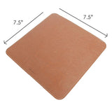 2 In 1 Multi-Functional Mouse Pad With Electronic Accessory Storage Pouch Carrying Bag Function + Bonus Web Cam Stickers (Brown)