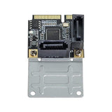 Cablecc Mini PCI-E PCI Express to SATA 3.0 Dual Ports Adapter Converter Hard D