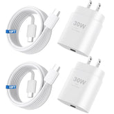 Iphone 16 15 Pro Max Charger, 30W Usb C Fast Charger Block Iphone 16 Charger Fast Charging With 10Ft Ultra Long Type C Charging Cable For Iphone 16 Pro Max/16 Pro/15 Pro Max/15 Pro/15, Ipad, S24 Ultra