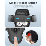 Phone Holder For Car Windshield/Dashboard/Window, Cell Phone Mount For Car Truck, Compatible With Iphone, Samsung, Google, Lg And More