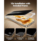 iPhone 16 Pro Max Privacy Screen Protector 2-Pack, Full Coverage 9H Glass