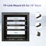 Rack Ear Kit For Tp-Link 19-Inch Rackmount Switches 1U Rack Width Extender 10.6 Inch To 19 Inch