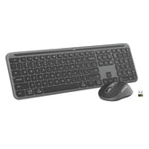 Logitech MK955 Signature Slim Wireless Keyboard and Mouse Combo, for Larger Hands, Quiet Typing and Clicking, Switch Across Three Devices, Bluetooth, Multi-OS, for Windows and Mac