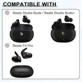 6 Pairs Replacement Eartips For Beats Studio Buds/Fit Pro/Studio Buds+ With Cleaning Pen, Replacement Silicone Ear Tips Set With Three Sizes L/M/S, Anti-Slip Replacement Accessories (White)