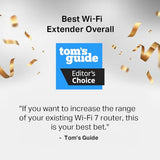 Be10000 Wi-Fi 7 Range Extender Re653Be | 10 Gbps Tri-Band Wireless Repeater | 2.5 Gbps Ethernet Port | Internet Signal Booster For Home | Up To 2800 Sq.Ft, 128 Devices | 6 Ghz, Mlo, Easymesh