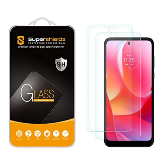 (2 Pack) Designed For Motorola Moto G Play (2023) Tempered Glass Screen Protector, Anti Scratch, Bubble Free