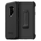 OtterBox Samsung Galaxy S9+ Defender Series Case - BLACK, rugged & durable, with port protection, includes holster clip kickstand