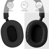 Geekria Silicone Earpads Cover Compatible with Sony WH-1000XM5, WH1000XM5 Wireless Headphones, Ear Cups Cover/Ear Cushions Cover Sweatproof & Easily Washable (Black)