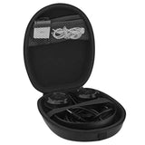 Geekria Shield Headphones Case Compatible with Grado SR325e, SR225x, SR125, SR80, SR60, RS2, RS1, PS2000e, Replacement Hard Shell Travel Carrying Bag with Cable Storage (Black)