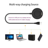 Garmin Watch Charger, 1M Usb Charging Cable Stand Station Date Compatible With Garmin Vivoactive 3 4 4S/Fenix 6/6S/6X, Fenix 5/5S/5X / Venu Sq Music/Forerunner 935,Forerunner 945