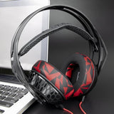 Earpads Replacement For Plantronics (Poly) Rig 400(400Pro Hc, 400Hs, 400Hx, 400Ha), Ear Pads Cushions For Rig 500(500E, 500Hd, 500Hx, 500Hs)/505(505Hs)/515(515Hd) Headset - Rig Mf Red Storm