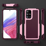 Phone Case For Samsung Galaxy A71 5G With Tempered Glass Screen Protector Cover And Cell Accessories Protective Rugged Dual Layer Hybrid Slim Glaxay A 71 G5 Gaxaly 71A S71 Women Men Rose Red