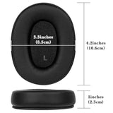 Replacement Ear Pads For Audio Technica Ath-M50X, Ath-M50Xbt, Ath-M60X, Ath-M50Xbt2, Ath-M50, Ath-M40X, Ath-M30, Ath-M20, Ar5Bt Headphones (Protein Leather/Black)