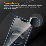 3 Pack Privacy Screen Protector For Iphone 16E 2025(6.1 Inch), Anti Spy Tempered Glass 9H Hardness, Black Protector Anti Spy, Bubble Free, Anti-Scratch