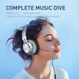 AILIHEN Wired Headphones with Microphone Volume Control, Noise Reduction Over Ear Headphones Wired 3.5mm, Super Soft Corded Headphone for Cellphones, Tablet and Chromebook (Grey)