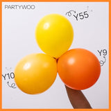 120Pc Orange Balloon Arch Kit – 18/12/10/5" Balloons for Halloween & Fall Decor