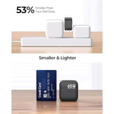 Nexgo 65W Usb C Charger, 3-Port Gan Foldable Usb C Charger Block, Compatible With Iphone 16/15, Macbook Pro/Air, Ipad, Galaxy S24 And More Series