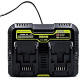 20V Battery Charger Replacement For Dewalt 20V Max Battery Dual Charger Dcb115 Dcb112 Dcb107 Compatible With Dewalt 12V 20V Lithium Battery Dcb201 Dcb203 Dcb204 Dcb120 Dcb127