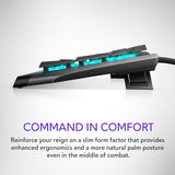 Low-Profile RGB Gaming Keyboard AW510K, AlienFx Per Key RGB LED Color Backlighting, Media CONTROLS & USB Passthrough, Cherry MX Low Profile Red
