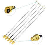Rp-Sma Pigtail 12Inch Rp Sma Female Cable For Wireless Routers Mini Pcie Cards Network Pci Wifi External Antenna Mod Tmobile Gateway 5-Pack