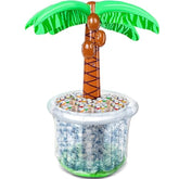 60" Inflatable Palm Tree Cooler, Beach Theme Decor, Pool Party Decorations, Luau Hawaiian Birthday Party Supplies, Ocean Jungle Tropical Themed Summer Outdoor Drink Cooler