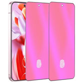 2 Pack Anti-Blue Privacy Tempered Glass For Google Pixel 10 Pro Xl / 9 Pro Xl Anti-Spy Screen Protector Film Support Finger Unlock 6.8 Inch Colorful