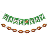 Game Day Banner Football Party Decorations Garland Football Baby Shower Photo Props Sports Birthday Party Decorations Football Party Decor Tailgate Party Supplies