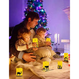 Flameless Christmas Nativity Scene Candles, Pillar Flickering Religion Candle With Timer Remote,Battery Operated Led Fake Candle For Xmas Home Holiday Decor Set Of 5