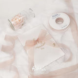 Sweet Nectar Pink Sheer Organza Ribbon,1-1/2 Inches X Continuous 50 Ya