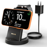 3 in 1 Fast Charging Station for iPhone, 25W Wireless Magnetic Phone Charger for iPhone 17 16e 16 15 14 13 12 11 X Pro Max, Watch Charger Stand,