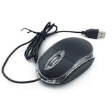 Um2030Ak Black Usb Optical 3-Button 3D Mouse Scroll Wheel Led Light Mouse Mice For Pc Laptop Computer