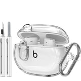 Clear Protective Case with Lock for Beats Studio Buds/Studio Buds Plus