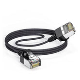 Ultra-Slim Cat6A Cable 6Ft Super Flexible, Thin Cat 6 Ethernet Patch Cable 90