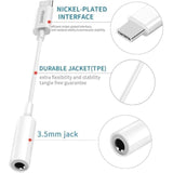 Usb C To 3.5Mm Headphone Jack Adapter For Iphone 15/15 Pro/Pro Max/Plus, Type C Aux Dongle Cable Cord Compatible With Ipad, Samsung Galaxy S23/S23/S22/S21Ultra, Macbook,Noteâ…