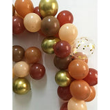 Fall Boho Balloon Arch Kit Nude Tan Brown Gold Balloons for Baby Shower Wedding Party