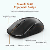 Wireless Number Pad And Mouse, 19 Keys Portable Ultra Slim 2.4Ghz 10 Key Usb Keypad And 3 Adjustable Dpi Silent Mouse Set For Laptop, Notebook, Desktop, Pc Computer - Use One Usb Receiver