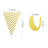 Pre-Strung Congratulations Banner Glitter Congratulation Banner 10 Ft Congrats Garland For Graduation, Wedding, Retirement, Baby Shower, Birthday, Celebration Party Decorations(Gold)