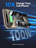 10FT USBC to USBC Cable 100W Fast Charging, Nylon Braided USB C to USB C Charger Cord Compatible with iPhone 17 Pro Max 16 15, MacBook Pro/Air, iPad,