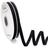 2 Rolls Black Velvet Ribbon,Christmas Ribbon For Gift Wrapping, Christ