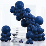 Navy Blue Balloons 140 Pcs Different Sizes for Garland Arch Party Decoration