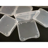 10 Pcs Sd Mmc / Sdhc Pro Duo Memory Card Plastic Storage Jewel Case (Memory Card Not Included)