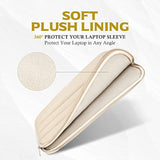 Laptop Sleeve Bag, 15 15.6 16 Inch Tsa Laptop Bag Protective Sleeve Waterproof With 4-Layer Protection Laptop Sleeve For Macbook, Hp, Dell, Lenovo, Asus Notebook