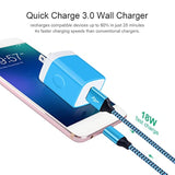 Quick Charge 3.0 Fast Phone Charger For Google Pixel 9A, 9, 9 Pro Xl Fold, Samsung Galaxy A36 A26 A16 A55 A35 A15 A53 5G A71 A51 A52 A42 A32 A12 A13 A14 A23 5G A03S A04S A41 A31 A21