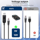3.3Ft Usb To Rj11 Plug Cable,Radar Detector Cable Compatible With Escort Uniden Beltronics Radenso Xp Cobra Whistler,Replacement Power Cord For Radar Detectors