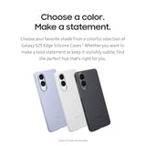 Samsung Galaxy S25 Edge Silicone Phone Case, Protective Cover, Smooth Grip, Soft and Sleek Design, Seamless Fit, EF-PS937CLEGUS, Light Blue