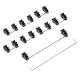 V2 Pcb Mount Screw-In Stabilizers, Miami Vice Teal Mvt Housing Gold Plated 2U