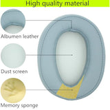 Replacement Ear Pads Compatible With Sony Mdr-100Abn-H800 H900N Headphones.Made Of Soft Protein Leather And Memory Foam, Replacement Ear Pads For Repair Accessories (Moon Blue)